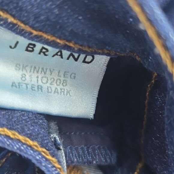 J Brand -62‎ Skinny Leg Jeans Jeggings in After Dark Wash Women's size 29 - Picture 6 of 9